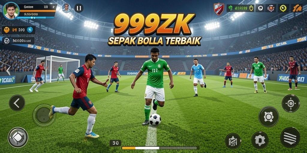 Tampilan permainan <strong>999ZK</strong> yang mendebarkan di lapangan hijau.