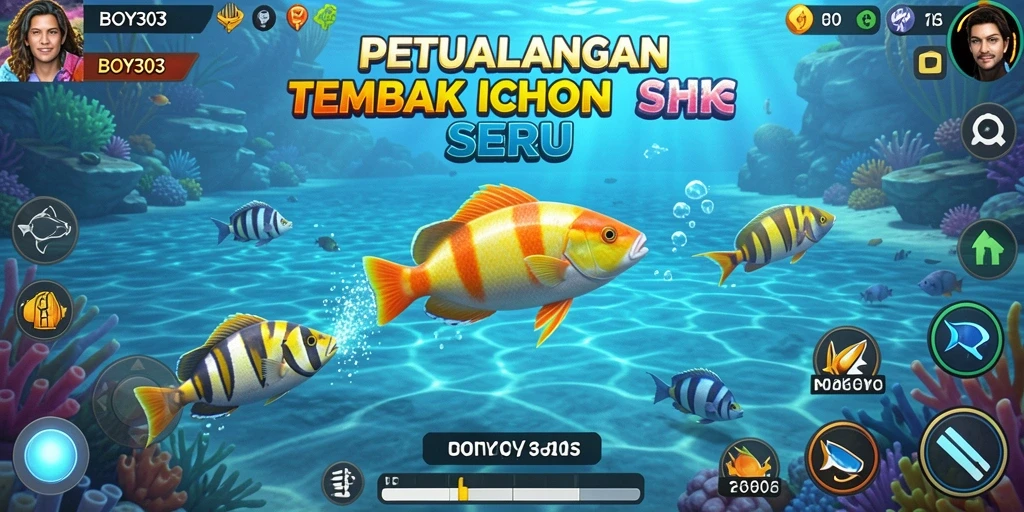 Tangkapan layar BOY303 menunjukkan gameplay Tembak Ikan yang menarik.