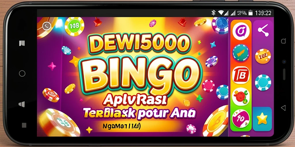Tampilan gameplay seru dalam DEWI5000 dengan suasana Bingo yang menarik.