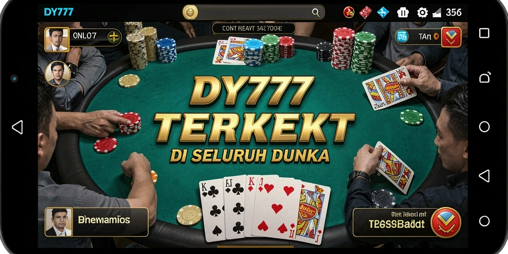Gameplay menarik dari aplikasi poker DY777 yang seru.