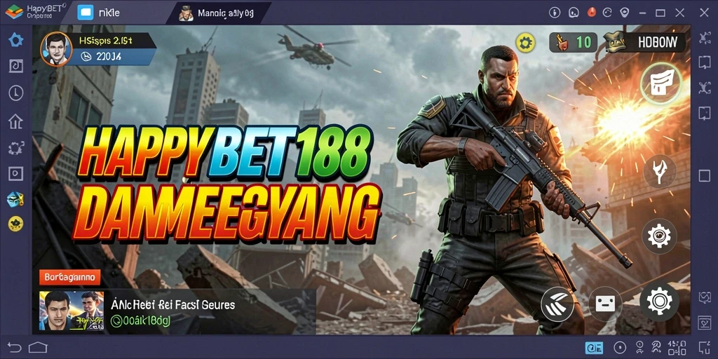 Tampilan menegangkan saat bertarung dalam game HAPPYBET188.