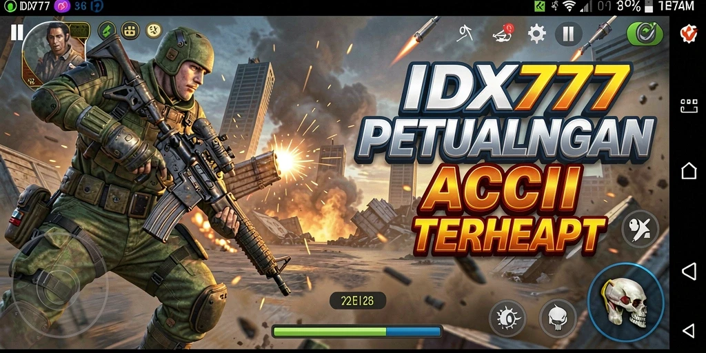 Tampilan permainan seru dalam IDX777 dengan aksi yang mendebarkan.