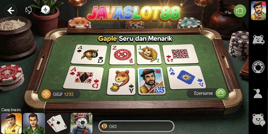 Tampilan gameplay JAVASLOT88 yang seru dan interaktif.