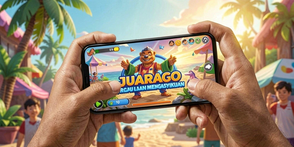 Tampilan gameplay JUARAGO yang menarik dan penuh aksi.