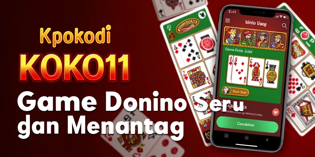 Tampilan gameplay seru dari KOKO11 saat bertanding domino.