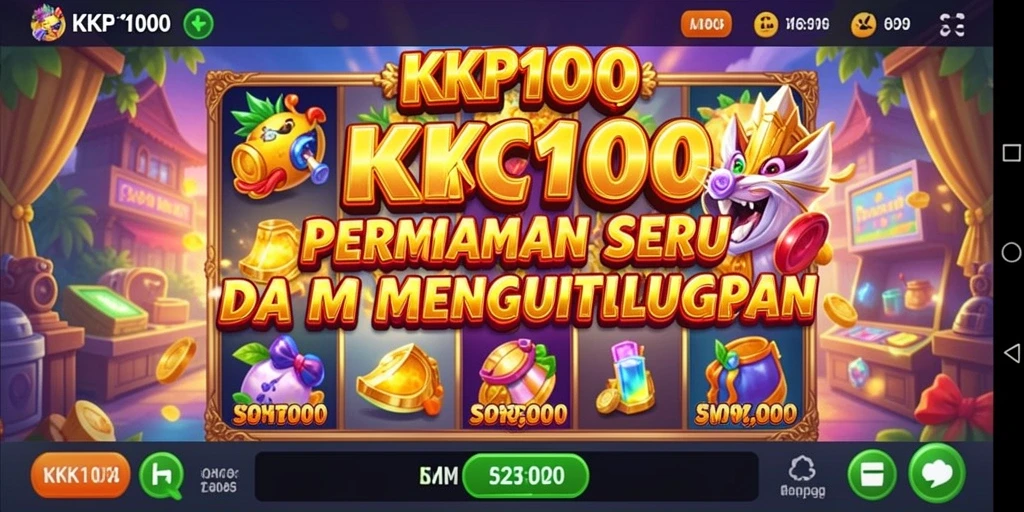 Tampilan screenshot KPK100 yang menampilkan keseruan gameplay Slot.