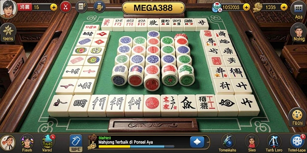 Tampilan gameplay Mahjong yang menarik dan interaktif di MEGA388.