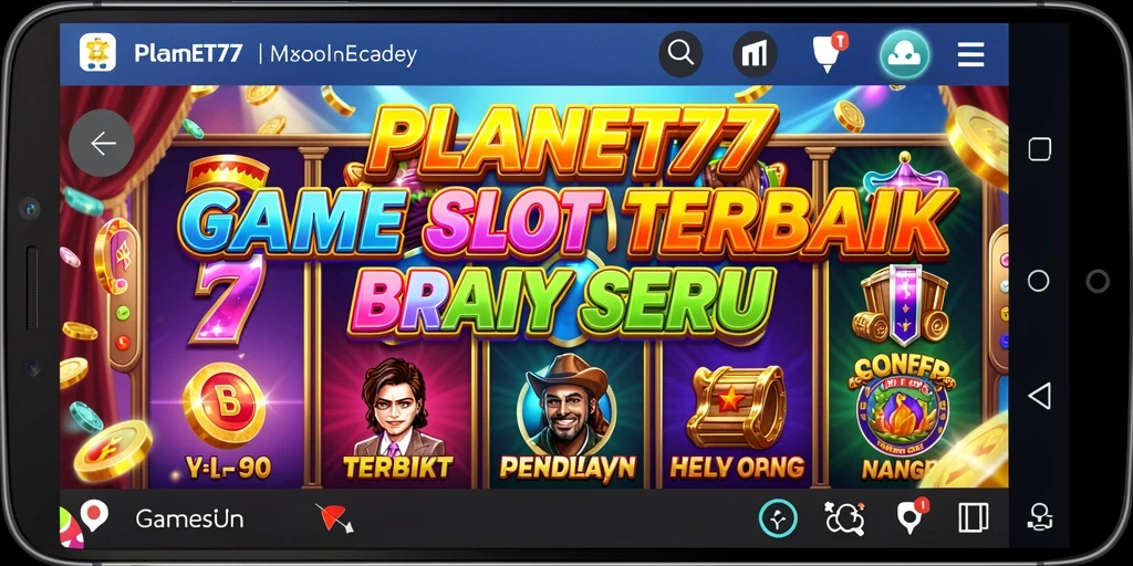 Gameplay slot yang menarik dan menghibur di PLANET77.