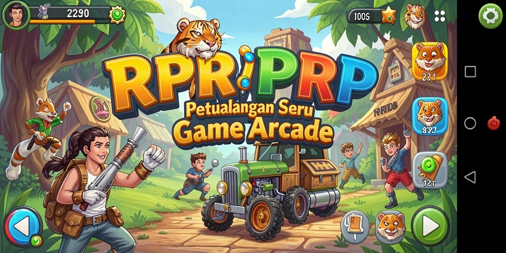 Tampilan gameplay seru dari RPRPRP yang penuh tantangan.