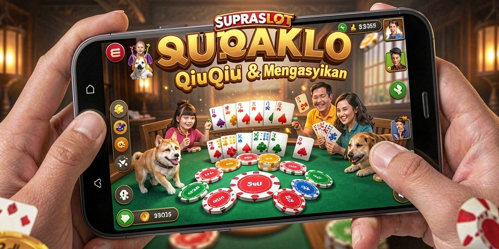 Screenshot gameplay QiuQiu yang intens dan menyenangkan.