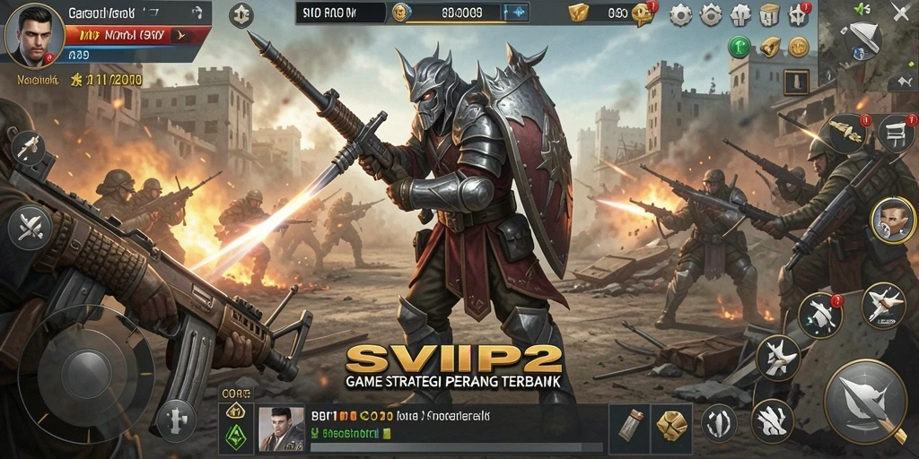 Tangkapan layar gameplay <strong>SVIP2</strong> yang menampilkan strategi pertempuran yang mendebarkan.