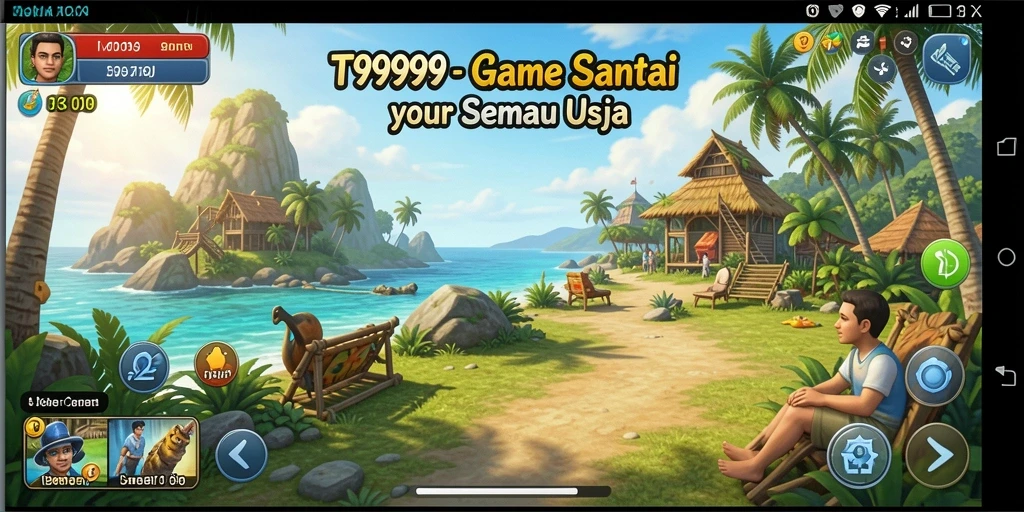 Tangkapan layar menunjukkan gameplay santai dari T9999.