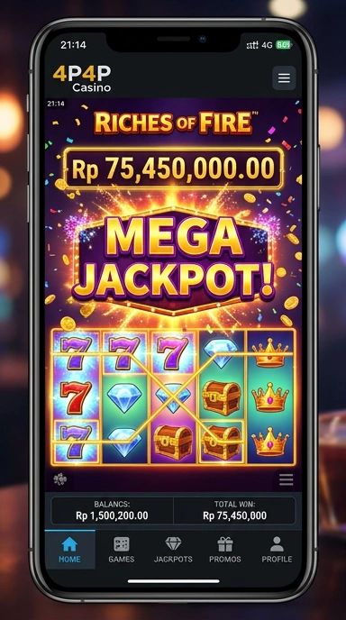 Screenshot proses unduh aplikasi di 4p4p yang cepat dan efisien.